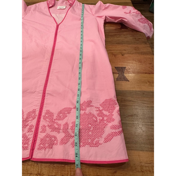 Hyacinth House Pink Embroidered Boho Glam Mini Dress M NWOT - Picture 12 of 16